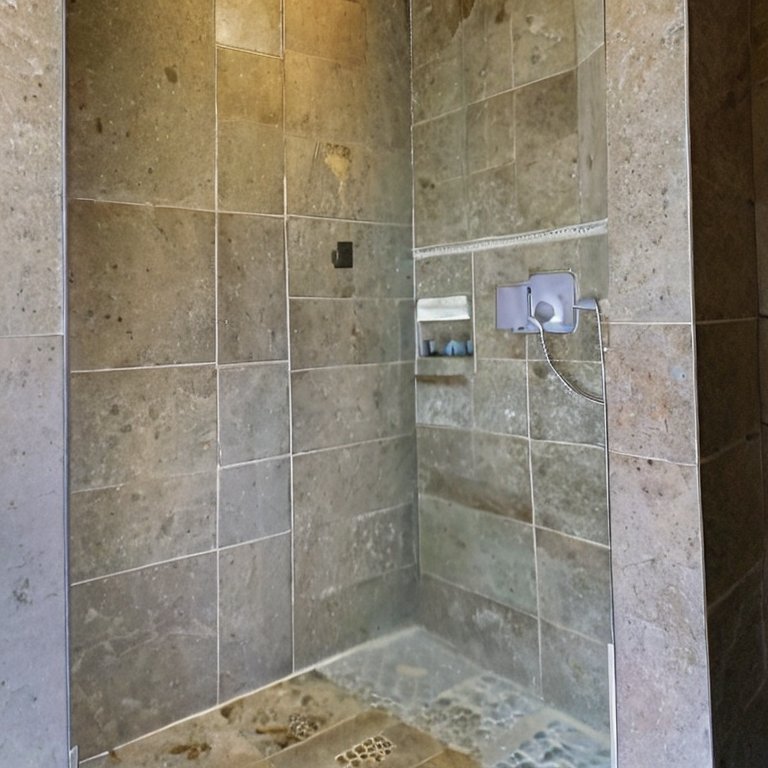 Mold On Natural Stone Shower