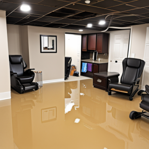 Water Damage Restoration basement